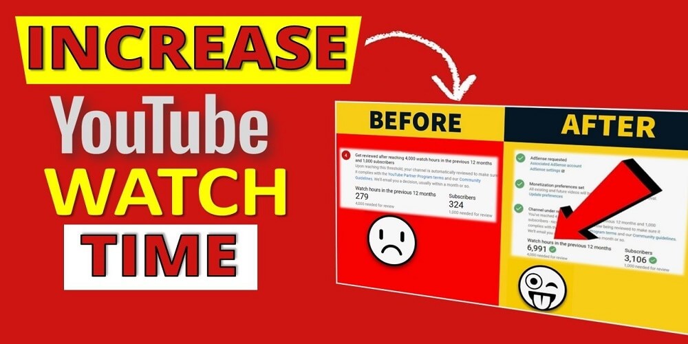 How YouTube watch time influences your final income